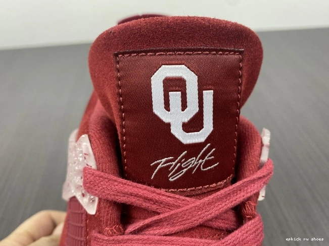 Cheap PE Sooners Retro 4 Oklahoma Jordan AJ4-904282 0804